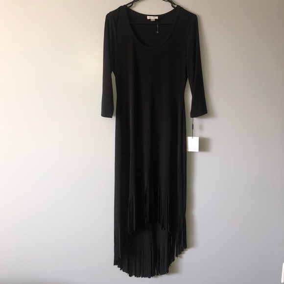 Calvin Klein Dresses & Skirts - Calvin Klein Fringed Hem high-low Dress